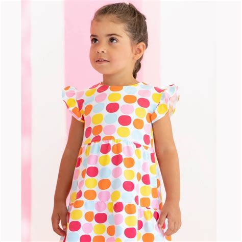 abito agatha ruiz de la prada abito bianco multicolore|agatha ruiz bambino.